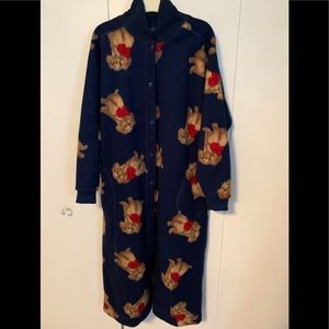 Charter Club fleece “puppies” robe